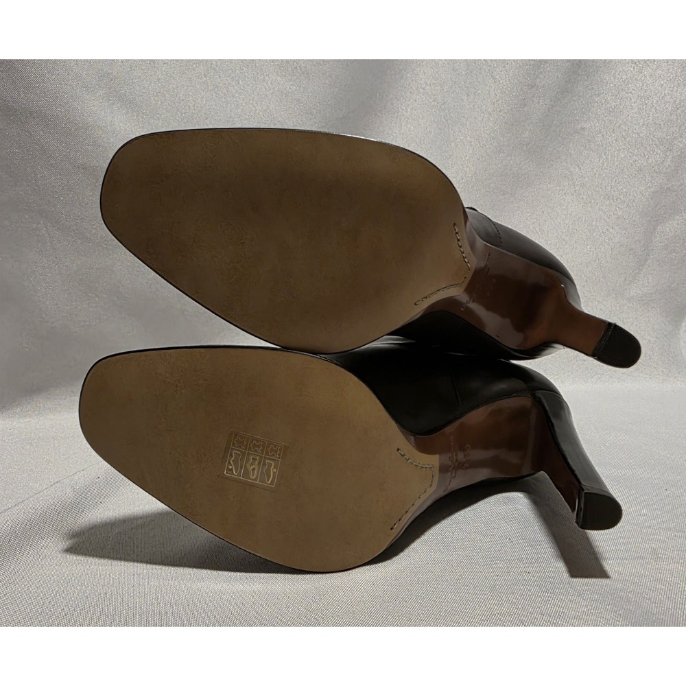 Ralph Lauren Purple Label Nellie 800897015002 Women's Brown Short Boots. Size 8 - Picture 9 of 16